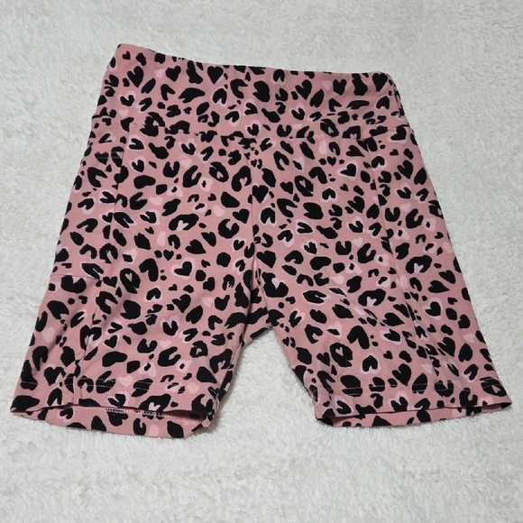 No Boundaries Pants - No Boundaries Pink and Black Leopard Print Shorts